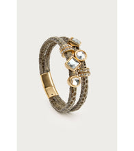 Load image into Gallery viewer, SAACHI - Bling Charm Leather Bracelet