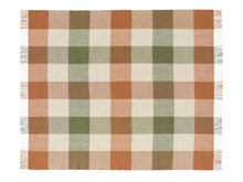 Load image into Gallery viewer, Bronte Moon 100% British Wool Block Check Range Throw