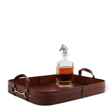 Load image into Gallery viewer, Vagabond House - Premium Leather Bit Serving Tray