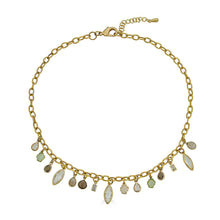 Load image into Gallery viewer, Loni Paul Jewelry - Single Strand Gemstone Charm Necklace