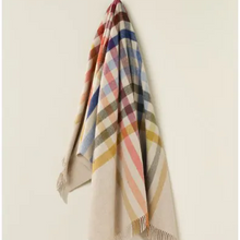 Load image into Gallery viewer, Bronte Moon Henley Design Multicolor Merino Throw