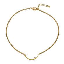 Load image into Gallery viewer, Loni Paul Jewelry - Curved Bar Necklace