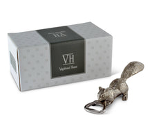 Load image into Gallery viewer, Vagabond House - Squirrel Pewter Bottle Opener