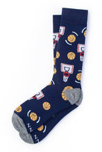 Load image into Gallery viewer, Alynn - Basketball Nothing But Net Sock by Alynn