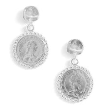 Load image into Gallery viewer, KARINE SULTAN - Coin drop earring