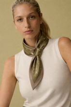 Load image into Gallery viewer, Winding River - Green Horse Bit Loop Scarf