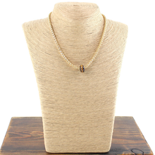 Load image into Gallery viewer, Pretty P Stone Ring Necklace