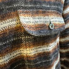 Load image into Gallery viewer, Calder Shirt Clint Broken Herringbone Plaid Chocolate