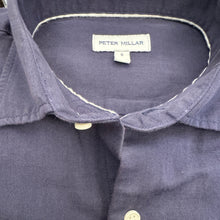 Load image into Gallery viewer, Peter Millar Canal Linen/Cotton Sport Shirt Navy