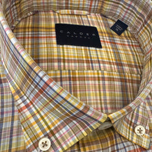 Load image into Gallery viewer, Calder Shirt Luxury Italian Zephyr Linen Cotton Plaid Madras