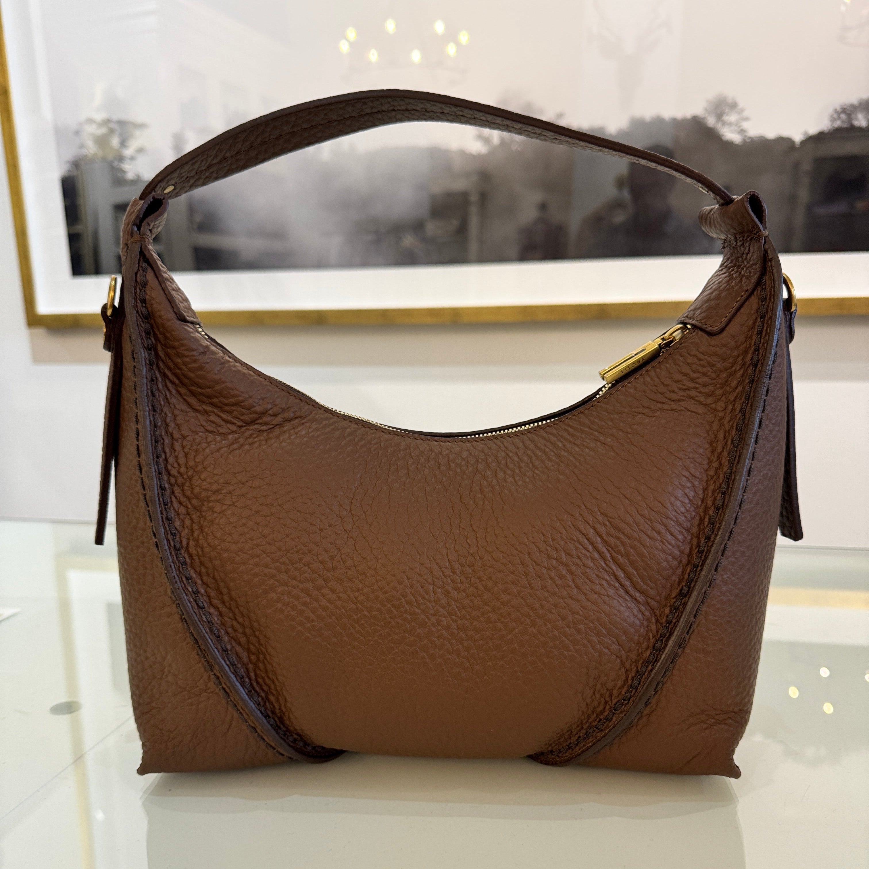 Plinio Visona Nora Leather Handbag – Tweed & Vine