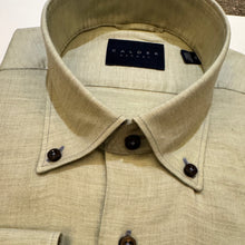 Load image into Gallery viewer, Calder Shirt Luxe Melange Solid Twill Light Olive