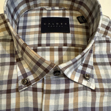 Load image into Gallery viewer, Calder Shirt Luxe Melange Multi Color Gingham Twill Sky