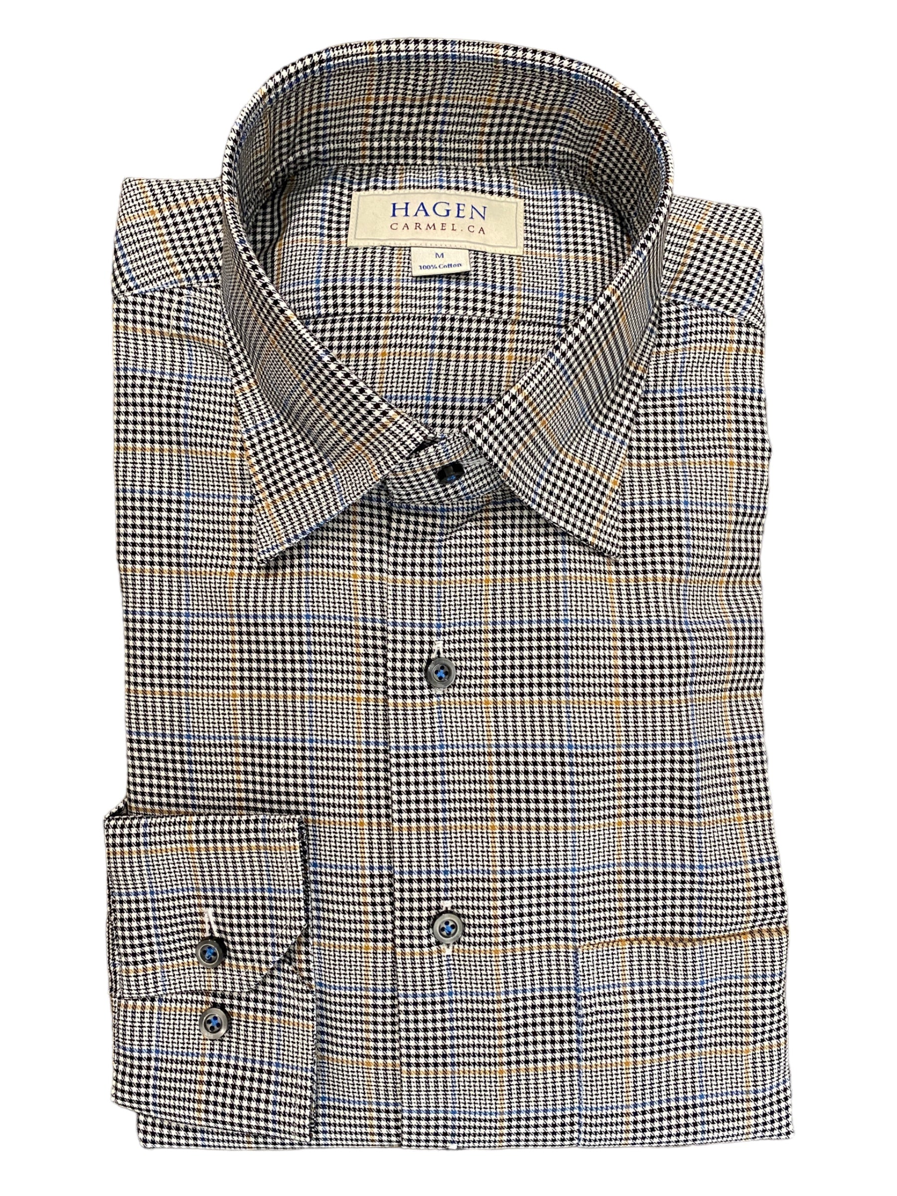 hagen dress shirts Hagen of Carmel Classic Fit Twill Dress Shirt, Light Blue, 16.5