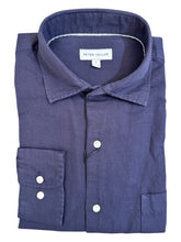 Load image into Gallery viewer, Peter Millar Canal Linen/Cotton Sport Shirt Navy