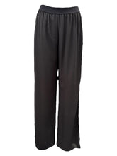 Load image into Gallery viewer, E&F Long Slit Wide Leg Pant Black
