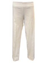 Load image into Gallery viewer, E&F Double Side Slit Ankle Pant White Pique