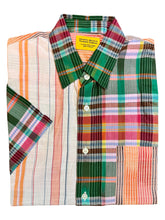 Load image into Gallery viewer, Original Madras Short Sleeve Panel Lax Shirt C2