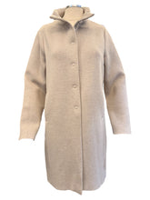 Load image into Gallery viewer, Anne Claire Knit Fabric Coat Beige