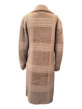 Load image into Gallery viewer, Adroit Lorie Plaid Knit Coat Cafe Mousse