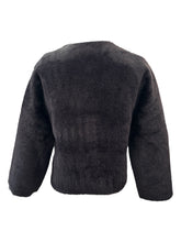 Load image into Gallery viewer, Adroit Bronte Buttoned Front Cardigan w/Pockets - Black