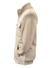 Load image into Gallery viewer, Digel Dundee Hybrid Knit Jacket in Ivory