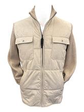 Load image into Gallery viewer, Digel Dundee Hybrid Knit Jacket in Ivory