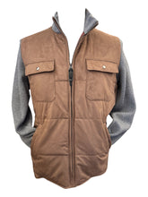 Load image into Gallery viewer, Digel Dundee Hybrid Knit Jacket in Russet/Gray