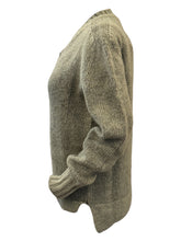 Load image into Gallery viewer, Arovescio Double Dyed Alpaca/Wool V-Neck Sweater Agate Green