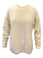 Load image into Gallery viewer, Arovescio Crewneck Sweater w/Whipstitch