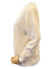 Load image into Gallery viewer, Arovescio Crewneck Sweater w/Whipstitch