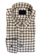 Load image into Gallery viewer, Calder Shirt Luxe Oxford Brown and Tan Check