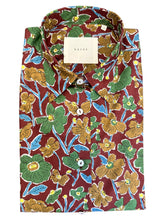 Load image into Gallery viewer, Xacus Women's Shirt - Taupe and Green Flowers