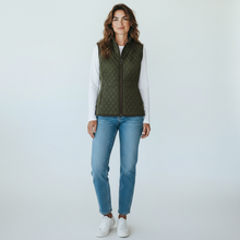 Load image into Gallery viewer, Barbour Women Basswood Gilet Olive