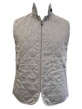 Load image into Gallery viewer, Waterville Fit Vest Linen Herringbone Lt. Blue