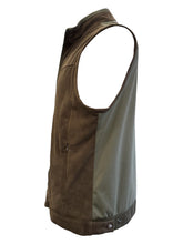 Load image into Gallery viewer, Waterville Ader Goat Suede Zip Front Vest - Loden