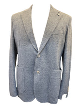 Load image into Gallery viewer, LBM Cotton/Flax Sport Coat in Light Blue Houndstooth