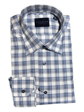 Load image into Gallery viewer, Calder Shirt Luxe Panama Windowpane Blue