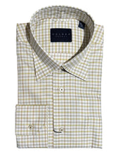 Load image into Gallery viewer, Calder Shirt Luxe 120/2Ply Twill Check Avocado