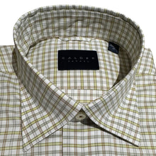 Load image into Gallery viewer, Calder Shirt Luxe 120/2Ply Twill Check Avocado