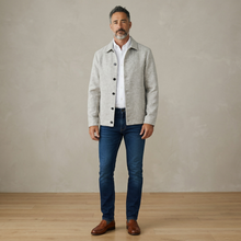 Load image into Gallery viewer, Manto Lightweight Linen Blend Jacket Natural