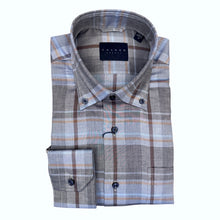 Load image into Gallery viewer, Calder Luxe Melange Exploded Plaid Slate