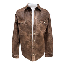 Load image into Gallery viewer, Teleria Zed Roper Vegan Leather Shirt Desert