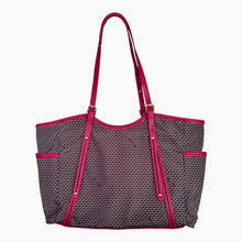Load image into Gallery viewer, Plinio Visona Coated Nylon Tote Bag