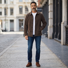 Load image into Gallery viewer, Manto Full Cashmere Garment Dyed Overshirt - Taupe