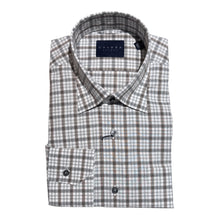 Load image into Gallery viewer, Calder Luxe Melange Poplin Check - Fog