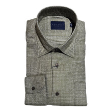 Load image into Gallery viewer, Calder Luxe Italian Jacquard Tonal Glen Plaid Olive