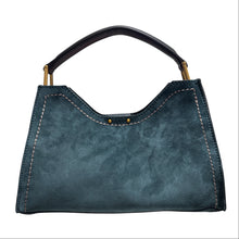 Load image into Gallery viewer, Gianni Chiarini Suede Handbag with Leather Handle