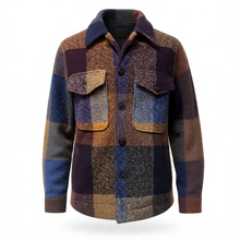 Load image into Gallery viewer, Bob Wool Overshirt/Jacket in Fall Check
