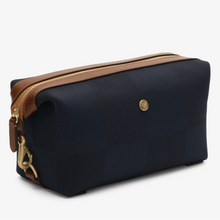 Load image into Gallery viewer, Mismo Wash Bag Kit in Canvas and Leather Trim